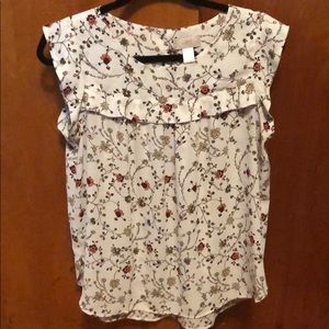 Loft flutter sleeve top